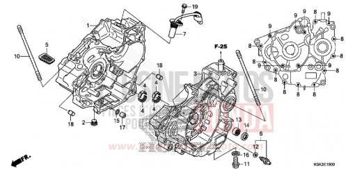 CARTER MOTEUR CBF300NAJ de 2018